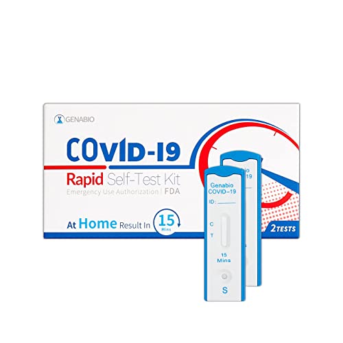 Genabio Home Test 2 Pack Rapid Self-Test Kit