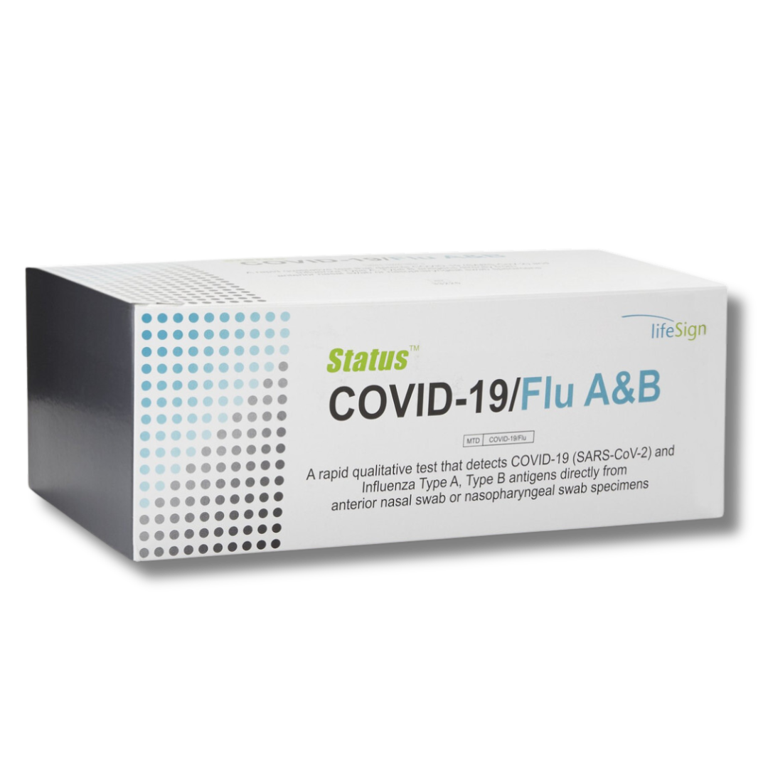 LifeSign Status™ Combo Rapid Antigen Test Kit (Box of 25) - Authorized Distributor of LifeSign