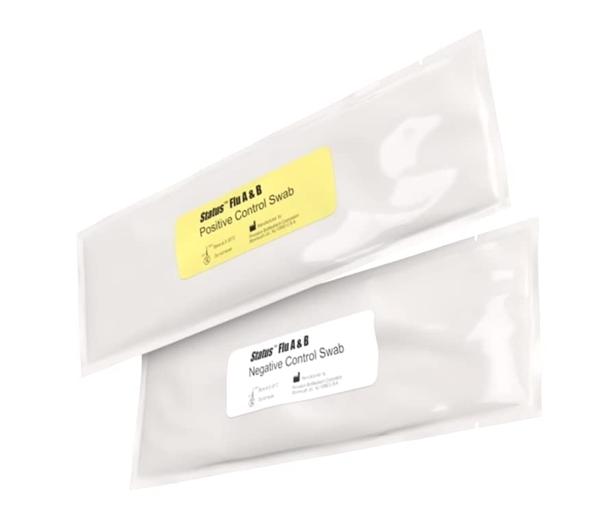 Status Influenza A&B Tests, CLIA-Waived for Swab Specimens, Made in The USA (25 Tests per Box) Authorized Distributor of LifeSign