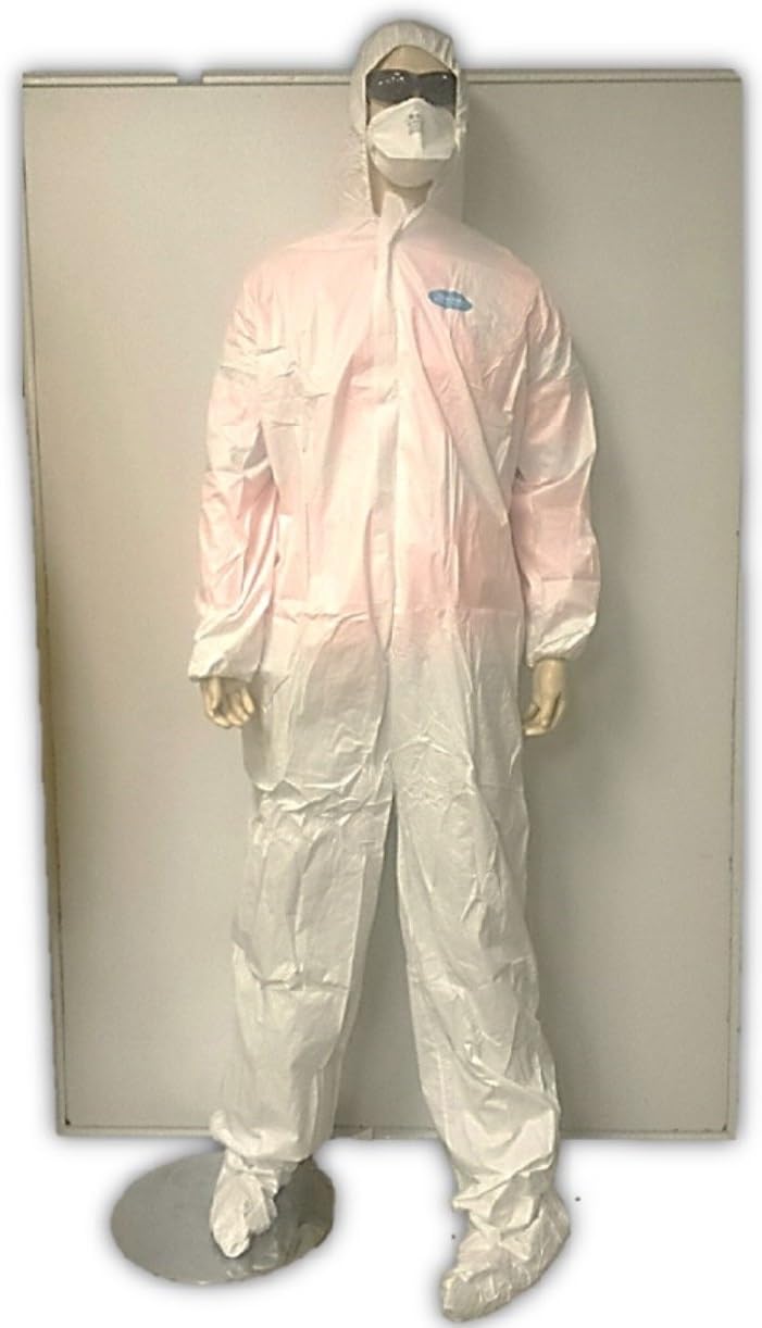 TUFF-GARD Disposable Microporous Protective Coveralls with Hood and Ankles - Box of 25