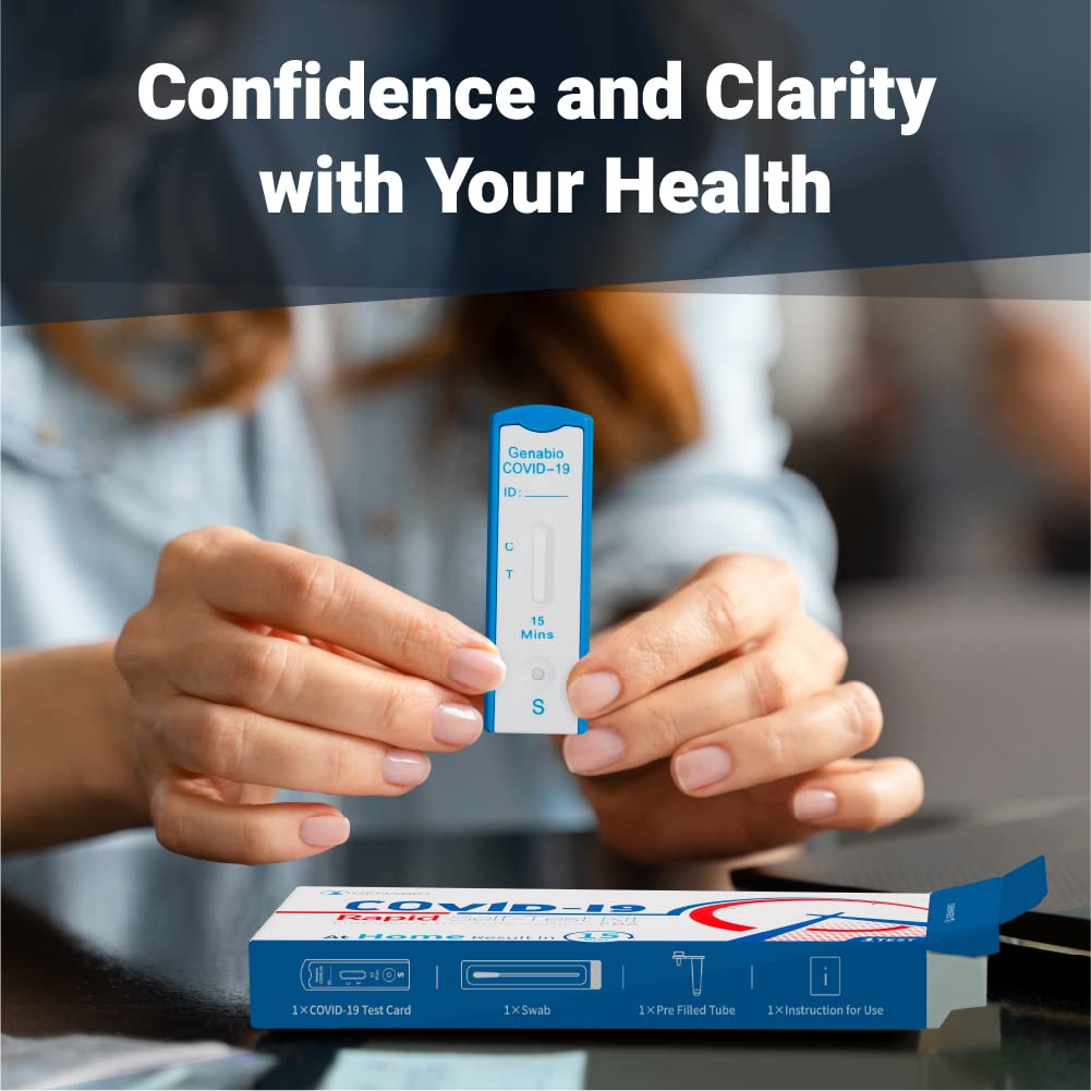 Genabio Home Test 2 Pack Rapid Self-Test Kit