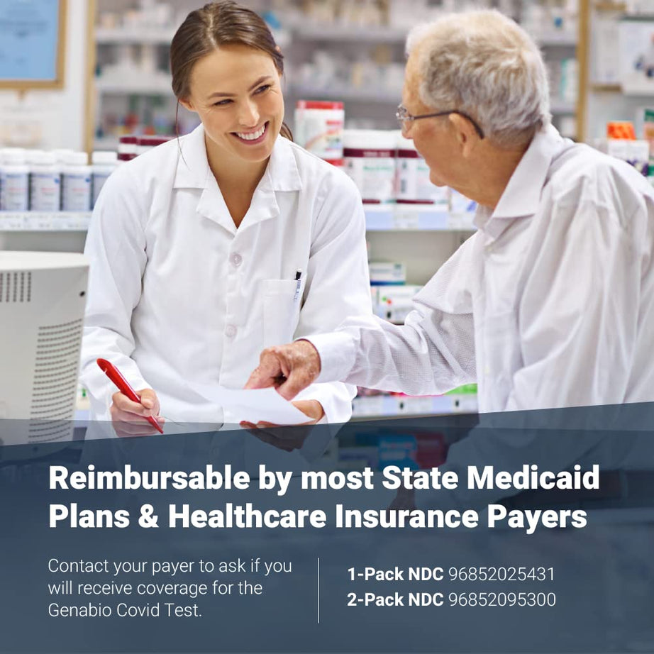 Genabio Home Test 2 Pack Rapid Self-Test Kit