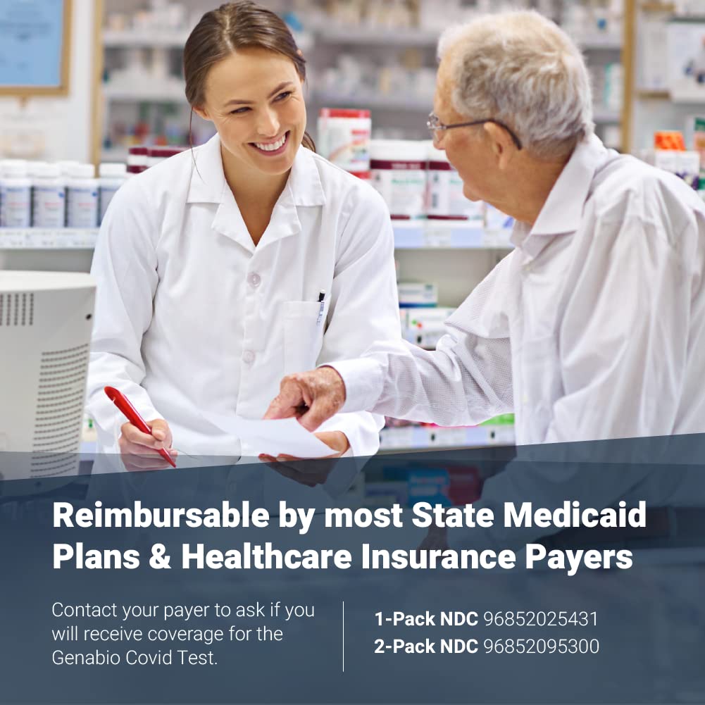 Genabio Home Test 2 Pack Rapid Self-Test Kit