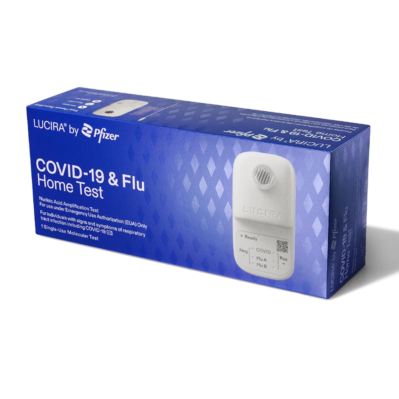 LUCIRA® by Pfizer COVID-19 & Flu Home Test, Results in 30 Minutes, First and Only At-Home Test for COVID-19 and Flu A/B, Emergency Use Authorized (EUA) - Authorized Reseller of Lucira by Pfizer