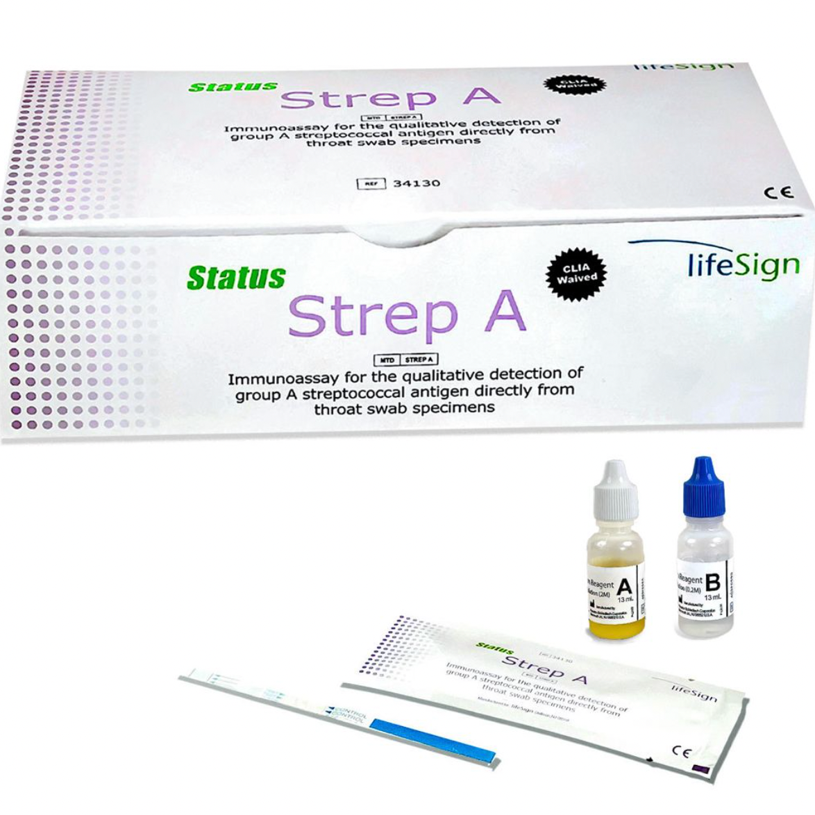 Status Strep A Flip (30 Tests) Authorized Distributors of LifeSign ...