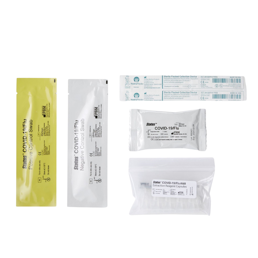 LifeSign Status™ Combo Rapid Antigen Test Kit (Box of 25) - Authorized Distributor of LifeSign