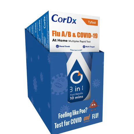 CorDx TyFast Combo - At Home Multiplex Rapid Test